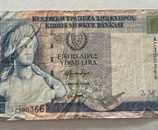 Cyprus 20 Pounds 2004 Banknote