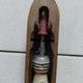Antique wooden weaving boat shuttle Image 5