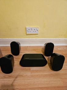 Samsung surround speakers.