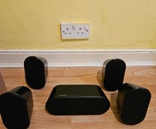 Samsung surround speakers.