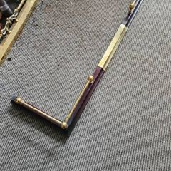 Extendable Brass and timber fire fender