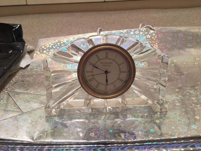 Waterford crystal clock