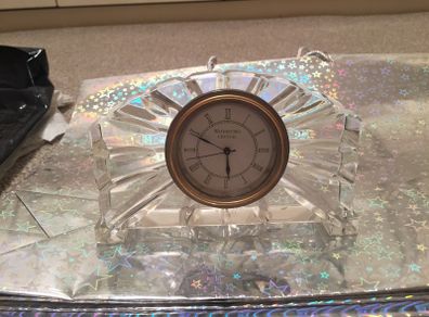 Waterford crystal clock