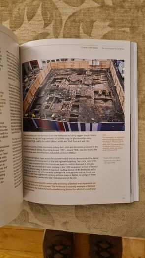 Hidden History Below Our Feet. By Ruairi O Baoill. The Archaeological Story Of Belfast. Large Volume Book In Very Good Condition.