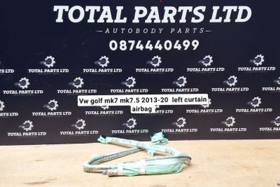 Vw golf mk7 mk7.5 2013-20 passenger curtain airbag