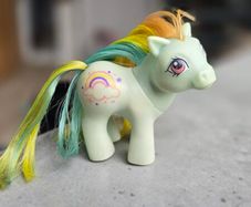 Baby Sunribbon Rainbow Ponies MLP G1 My Little Pony