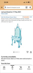 Frozen Vanity Table (NEW)