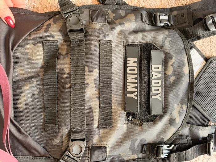 Tactical Baby Gear Carrier  Black Camo
