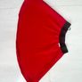 Girls skirt red with black elastic waist band Image 3