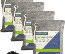 Nature Fresh Air Purifier Bags, Activated Bamboo Charcoal Air Purifying Bag,4 Pack Odor Eliminators for Home,Activated Carbon Filter for Cars, Closets, Bathrooms and Pet Areas