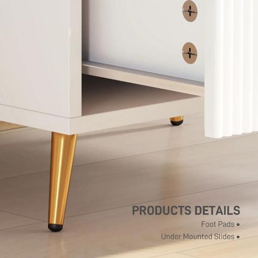 2-Drawer Bedside Table