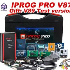 iprog Pro V87 Gift V89 Test with 11 Adapters