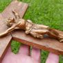 Antique Crucifix Wall Cross Image 5