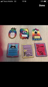 Brand new iron on patches