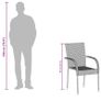 4 Stackable Outdoor Chairs Image 6