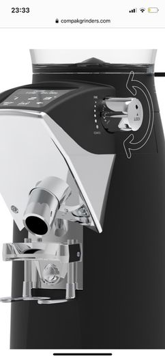 Compak F8 - On Demand Grinder - Black Matt.