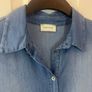 Susy Mix Soft Light Denim Tiered Dress - Size Medium / Size 12 Image 2