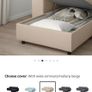 IKEA Vimle Sofa with Chaise Lounge & Storage Ottoman Image 5