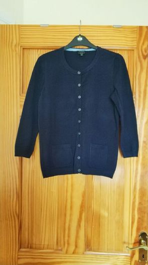 Women's navy cardigan S