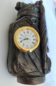 Vintage Genesis Golf Themed Clock