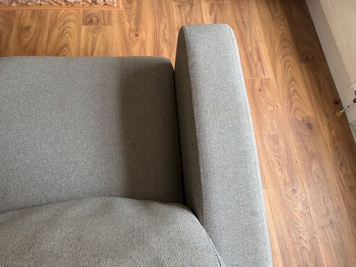 DFS Lydia 3 Seater L-Shaped Sofa Bed & Footstool Professionally Cleaned