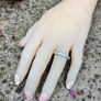 Antique 1.5ct Diamond Eternity / Wedding Band Ring - Platinum Image 9