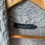 IrelandsEye Knitwear Grey Luxury Blend Open Front Cardigan Small Made in Ireland Image 4