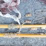 Vintage outdoor badminton net Image 2
