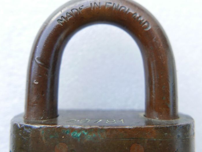 Antique Yale Brass Padlock