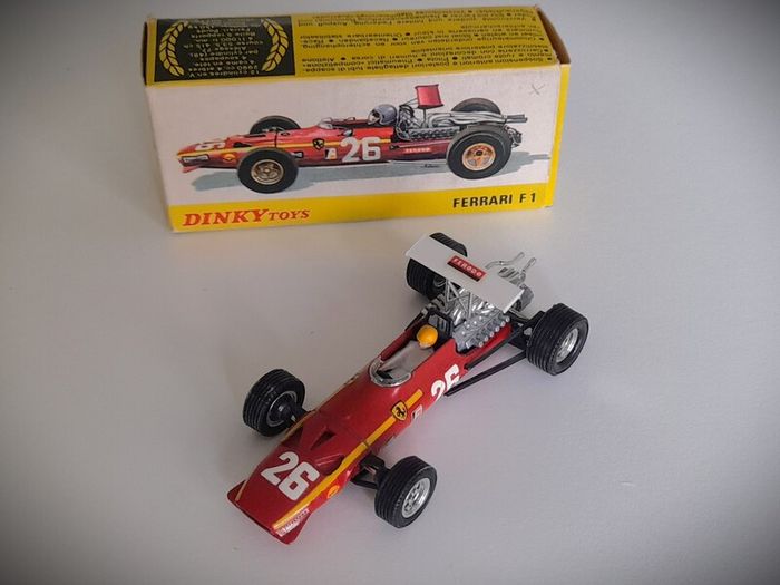 Diecast Vintage French Dinky Toys Ferrari 312 1968 F1 - Near Mint Original Condition/Very Good Box