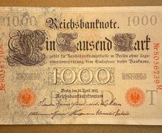 Germany 1000 Mark 1910 Banknote