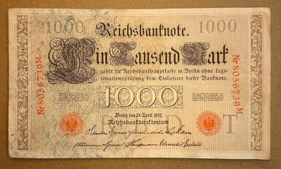Germany 1000 Mark 1910 Banknote