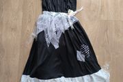 Gothic Maid Halloween Costume Adult Plus Size XL Black Bride
