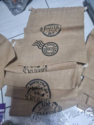 X10 Christmas sacks
