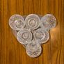 Heart Shaped Waterford Crystal with 6 glasses Image 2
