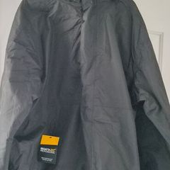 Mens Black Regatta waterproof Bomber jacket XXL