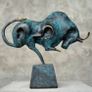 Salvador Dali Inspired Bull - Patinated Bronze Image 2