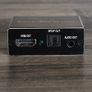 HDMI to HDMI 4K x 2K Audio Extractor HDMI Splitter Audio Converter with 1/8" Stereo Audio Splitter Adapter Image 2