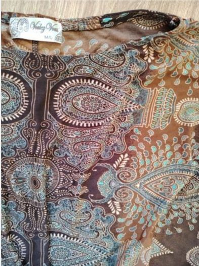 Brown Blouse   Size 12