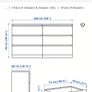 Ikea Malm 6 drawer chest of drawers Image 3