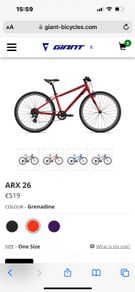 For Sale: Giant ARX 26 Bike. Never been used