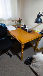 Solid wood table