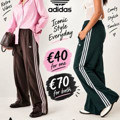 Adidas Firebird tracksuit bottoms x 2