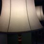 Antique Brown Solid Wood Tall Floor Lamp with a choice of lampshades Image 3