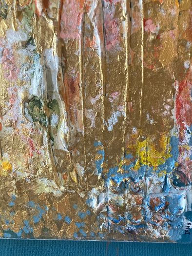 Architectural Opulence Meets Quiet Luxury Original Abstract Art Irish Artist Gold Art Gold Painting