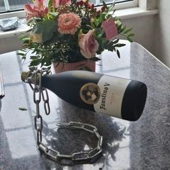 2 Novelty Wine / Prosecco Bottle Holders