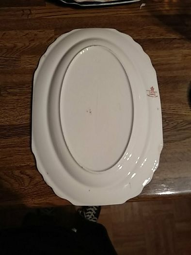 2 Myott Staffordshire platters Rosemary