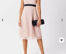 A fabulous Hobbs Iris Dusky Pink Dress - Size 10