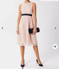 A fabulous Hobbs Iris Dusky Pink Dress - Size 10