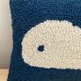 Beautiful Tufted Whale Cushion - Brand New with Tags Image 2